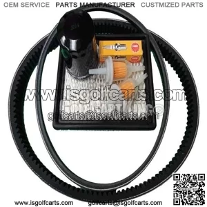 Club Car DS Gas Golf Cart Tune Up Kit (92-04) Oil Filter Drive & Starter Belt