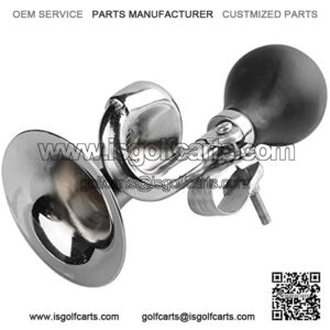 Golf Cart Accessories Old Fashion Chrome Bugle Horn Fits for Club Car Yamaha EZ GO