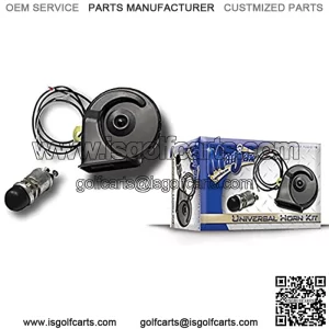02-019 Universal Golf Cart Horn Kit for EZGO, Club Car, Yamaha Golf Carts