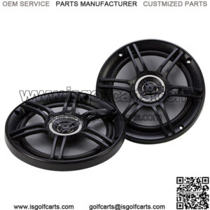 Crunch 6.5" 200W Max Coaxial Speakers, Set of 2