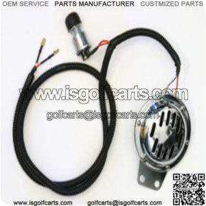 GOLF CART HORN KIT BUTTON WIRE HARNESS CLUB CAR YAMAHA EZ-GO