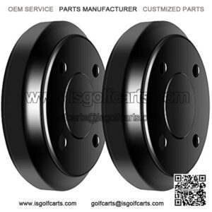 Golf Cart Rear Brake Drum Compatible with 1995-Up Club Car DS 2004-Up Club Car Precedent Models Replace for 1017911-01, 101791101, 10603??Pack of 2