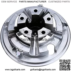 8 Inch Golf Cart Wheel Covers Hub Caps for EZGO, Club Car, Yamaha, Chrome Set of 4