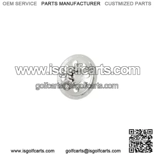 Chrome One Piece Trim Ring, (Fits 12" Golf Cart Wheels)