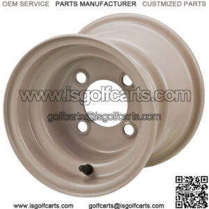 Revenge 8" Stone Steel Golf Cart Wheel (No Offset)