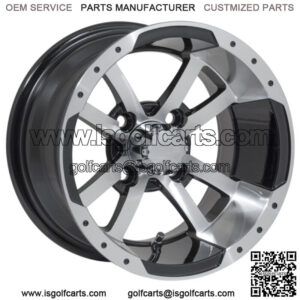 Storm Trooper 12x7 Machined Black Wheel