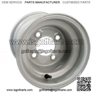 1 Golf Cart Wheel Club Car Grey Steel 8x7 Centered Offset