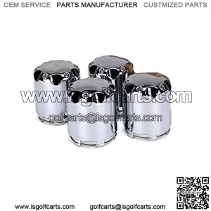 Wheel Alloy Center Cover 8,10,12 Inch Generic Material Aluminum P110for Yamaha EZGO(1 Package 4pcs)