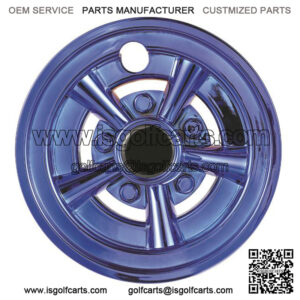 Universal 8" Wheel Covers Hub Caps - Blue