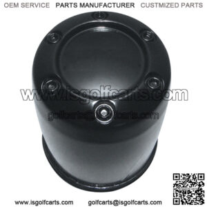 Black Plastic Golf Cart 2.65 Center Cap