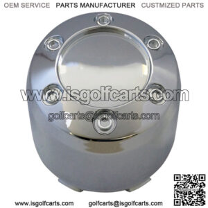 Chrome Plastic 2.65 Snap On Center Cap
