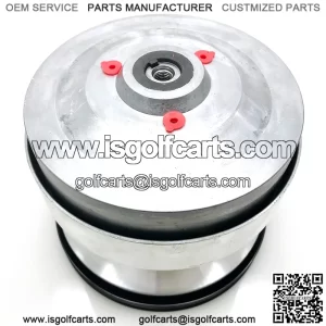 Golf cart clutch driver wheel