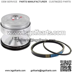 Primary Drive Clutch Fit for Club Car Gas Golf Cart DS Precedent, Front Clutch U5000 RPM 5700 Metal CP0020 5700 with Belt