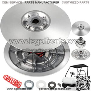 G2-G22 Secondary Driven Clutch Kit 4 Cycle Metal Surface Drive Clutch 1985-2007 Driven Clutch Kit Heavy Duty Compatible with Yamaha Golf Cart (with Spring)