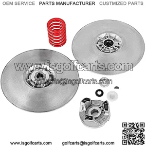 Secondary Driven Clutch Kit with Heavy Duty Spring for Yamaha Golf Cart G2 G8 G9 G11 G14 G16 G20 G21 G22 G28 1985-2007,AcPulse Go Kart Clutch Centrifugal Clutch 3/4 in. Bore 10T 10 Tooth for #40 41 42