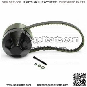 Primary Drive Clutch + Drive Belt for EZGO 2-cycle Marathon 2PG 76-88 Golf Cart
