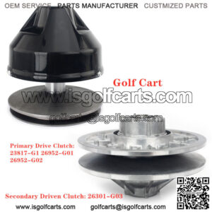 Primary Drive Clutch & Driven Clutch Kit for E-Z-GO 4 Cycle Gas Golf Cart 91-09