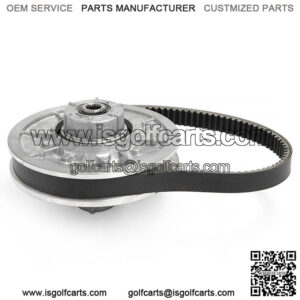 Rear Driven Clutch + Drive Belt Set for EZGO Golf Cart 4 cycle Gas TXT 1991-2022