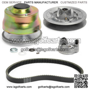 Drive Clutch + Driven Clutch + Belt for Yamaha G2-G22 4 Cycle Gas Golf Car 85-06