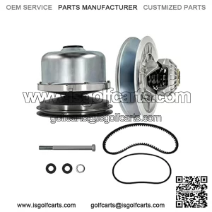 Primary Drive & Secondary Driven Clutch w/Belts Compatible with Yamaha Golf Cart G29 YDRA Drive 2007-2016, YTF Adventure Sports drive 2007-2008, Drive2 DR2A CAM 2017-up, JW8-G6201 JW8-G6202