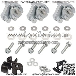 Drive Clutch Button & Weight Repair Kit for 1992-2015 Club Car DS & Precedent Gas Golf Cart Models with Kawasaki Engine OEM# 1014453 1016801