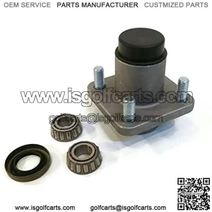 Front Wheel Hub Kit with Bearings, Seal, Dust Cover & Bolts for Club Car 1013046