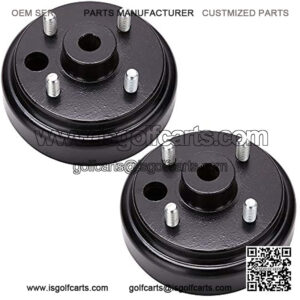 Brake Drum with Fine Spline 2 PCS for TXT PDS Electric 1982-up 2-Cycle Gas 1982-1993 Golf Cart 19186G1P