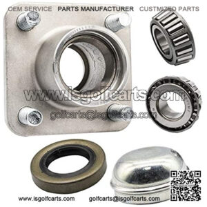 Club Car DS Aluminum Front Hub and Bearing Fit 1974-2003 Golf Carts 1011892
