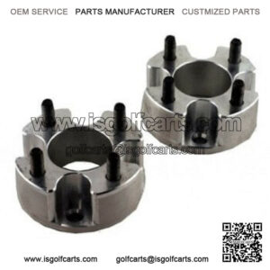 Golf Cart Yamaha Club Car EZGO 2" Billet Alumium Wheel Spacers Set 2