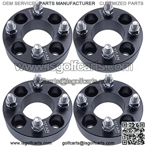 4pc 2" Thick | 4x4 to 4x4 Wheel Spacers fits EZ GO fits EZGO fits Club Car Golf Cart