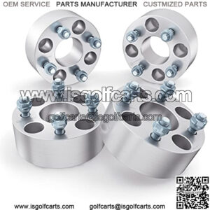 RockTrix 2 inch Wheel Spacers (4x4 Bolt Pattern, 68.5mm Bore, 12x.1.25 Studs, Cone Seat Nuts) Compatible with Yamaha Golf Carts (Widens Track by 4 inches) - 50mm 4x101.6 4pcs