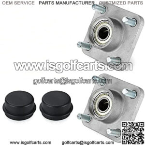 Golf Cart Front Wheel Hub Assembly for Yamaha G2 G8 G9 G14 G16 G19 G22 G29 Drive, Hub Bearing Oil Seal Dust Cover OEM# JG5-WF511-10-00, JG5-WF511-00