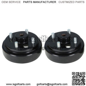 2X Rear Wheel Brake Hub Drum FOR EZGO Golf Cart Electric 82+ Gas 2 Cycle 82-93