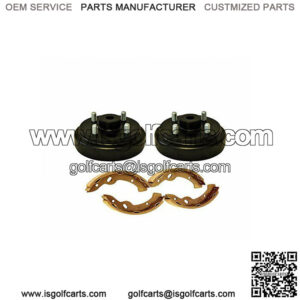 EZGO Rear Brake hub Drums Brake Shoe Kit Electric 1996+ TXT Golf Carts