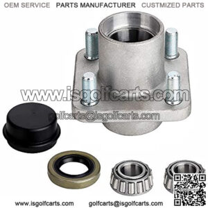 Golf Cart Front Wheel Hub Bearing Assemblies Set for Golf Car Club Car DS (1974-2003) Replaced Part 1011892