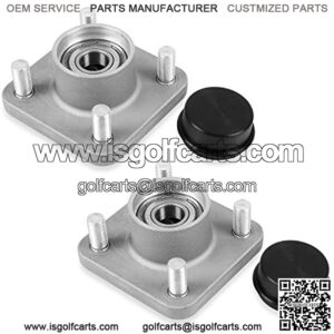 2Pcs Club Car Wheel Hubs Front Assembly w/Bearings Compatible with Club Car DS and Precedent 2003-2022 Replace 102357701