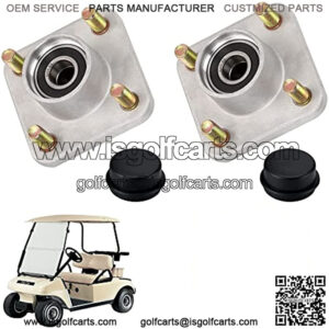 Golf Cart Front Wheel Hub Assembly 2 PCS for Club Car DS & Precedent 2003-up OEM# 102357701 with Hub Bearing/Oil Seal/Dust Cover