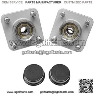 Front Wheel Hub Kit w/Bearings Seals 2Pcs Replacement for 2003-up Club Car DS & Precedent Replace# 102357701