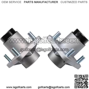 2X Front Wheel Hub Kit Bearings For Club Car DS Golf Cart Models 1982-2002 NEW