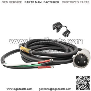 48V Charger Plug DC Cord Plug, Fits 1995-2013 Club Car DS Precedent Golf Carts 101828901,130in