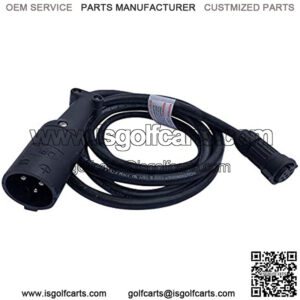 Accusense Intelligent Charger DPI Gen IV 48 Volt Club Car PowerDrive Style Replacement Cord & Connector