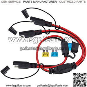 2-Way Splitter, SAE Connector,1 to 2 SAE Connector Power Charger Adapter