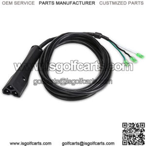 48V Charger Receptacle Plug Cable and Connector Kit for Golf Cart EZGO RXV 2008-up Electric