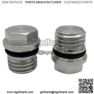 2 Piece EZGO RXV Golf Cart 2008-Up Engine Oil Drain Plug 603557