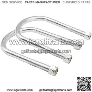 Heavy-Duty Leaf Spring U-Bolt Fits Club Car DS and Precedent&2018-up Tempo Golf Cart,1014902 2 PCS