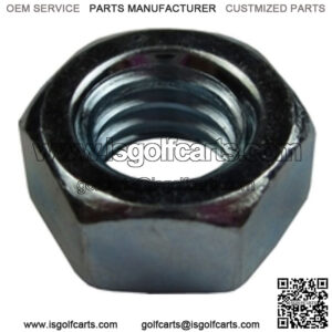 One (1) Zinc Plated Battery Hex Nut for EZGO, Club Car, Yamaha Golf Carts