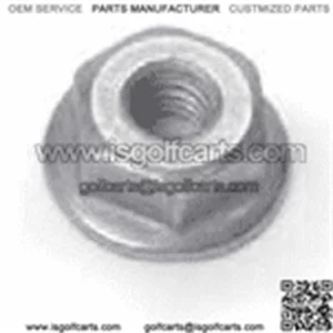 Nut, flanged, #8-32, serrated