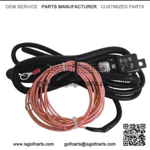 Wire Harness Brake Pad for Golf Carts with Existing Three-Wire Taillight