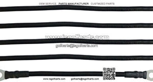 Golf Cart Battery Cable SET Includes (1) 7" (4) 14" 6 gauge TXT 48V