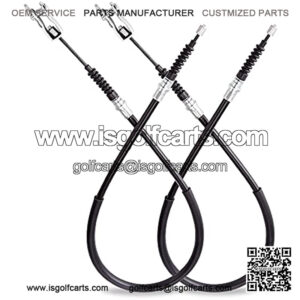 Golf Cart Brake Cable for Club Car DS 2000-up Gas & Electric, Driver and Passenger Side, OEM: 1019907 102022101